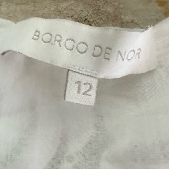 Borgo De Nor White Lace Maxi Dress Size 12 - Picture 4 of 5